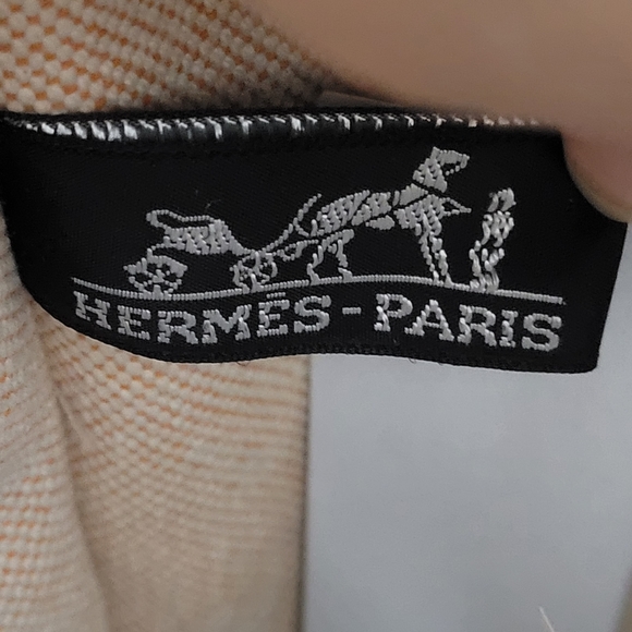 Authentic Hermes Herline Canvas Tote GM - Picture 16 of 16
